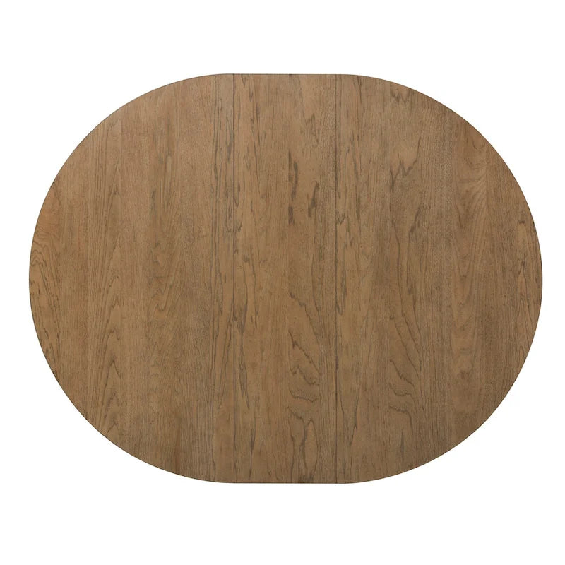 Table à Pied Central Blanc Ancien Repensée Façon Ferme