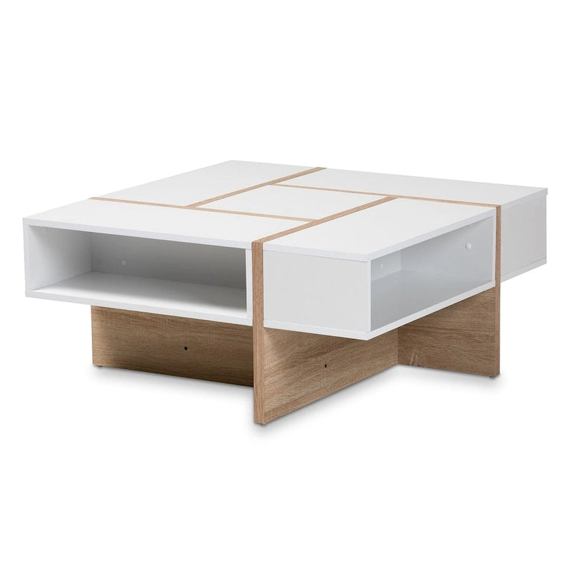 Carson Carrington Uljeshult Table basse en bois moderne et contemporaine