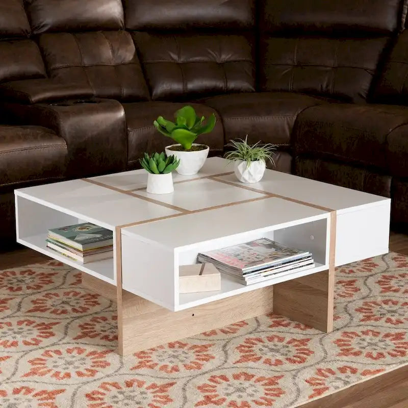 Carson Carrington Uljeshult Table basse en bois moderne et contemporaine