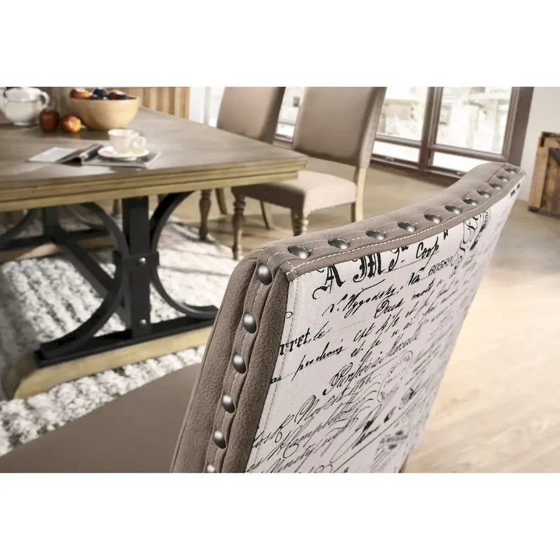 Ensemble table à manger avec rallonge amovible et 8 fauteuils Birmingham Roundhill Furniture