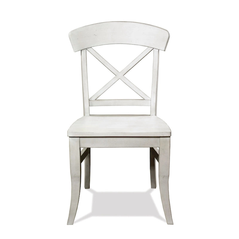 Ensemble de salle à manger 7 pièces Harola de Roundhill Furniture, table à manger ronde sur pied avec rallonge de 45,7 cm, 6 chaises d'appoint