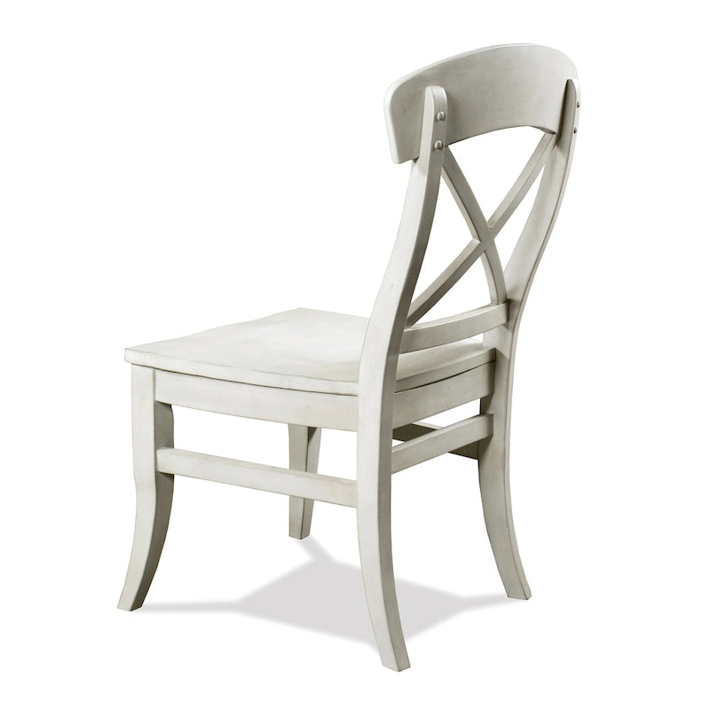 Ensemble de salle à manger 7 pièces Harola de Roundhill Furniture, table à manger ronde sur pied avec rallonge de 45,7 cm, 6 chaises d'appoint