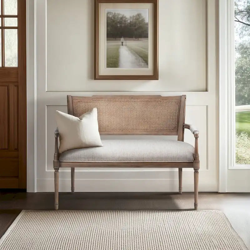 Causeuse Madison Park Willshire beige récupéré naturel