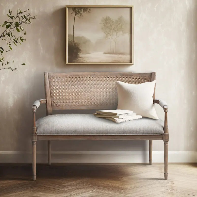 Causeuse Madison Park Willshire beige récupéré naturel