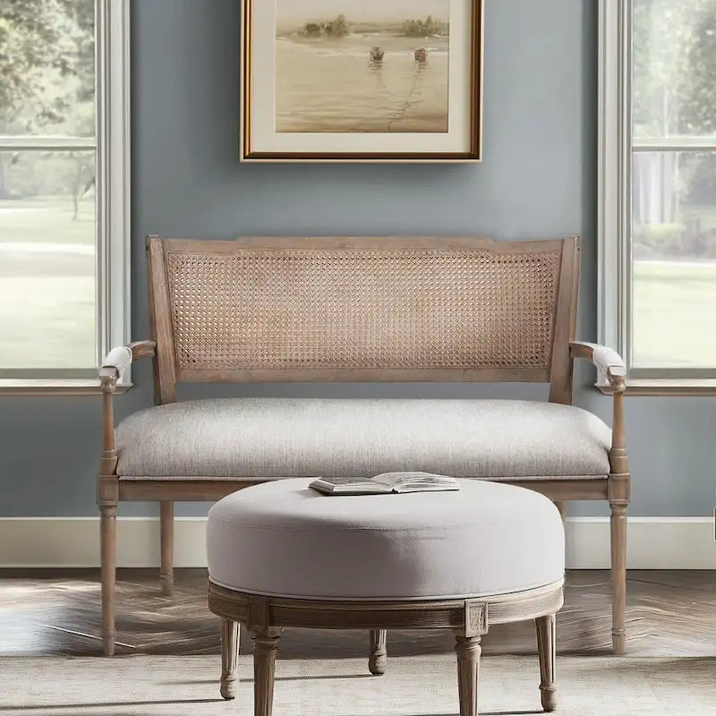 Causeuse Madison Park Willshire beige récupéré naturel