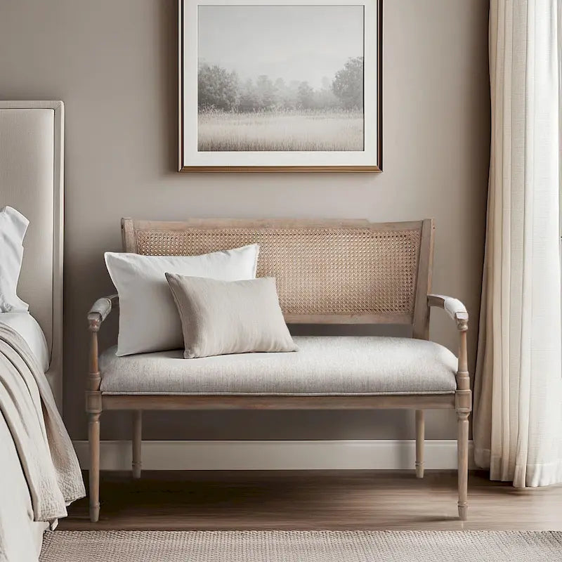 Causeuse Madison Park Willshire beige récupéré naturel
