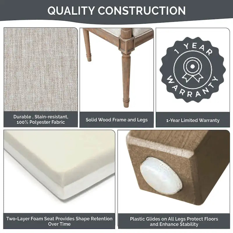 Causeuse Madison Park Willshire beige récupéré naturel