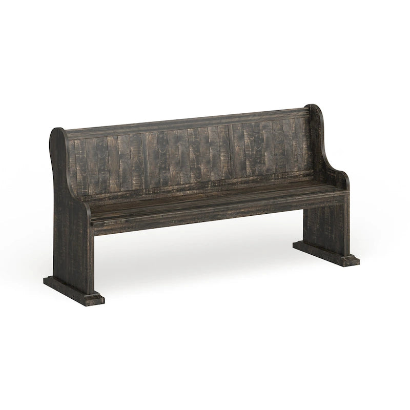 The Gray Barn Brees Aged Wood Dining Bench
