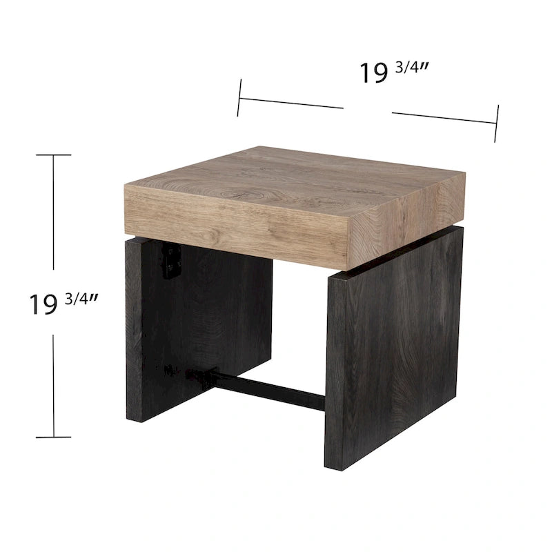 Table d'appoint bicolore Hedgefield de SEI Furniture