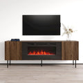 Meuble TV Cheminée Art Déco BL-EF