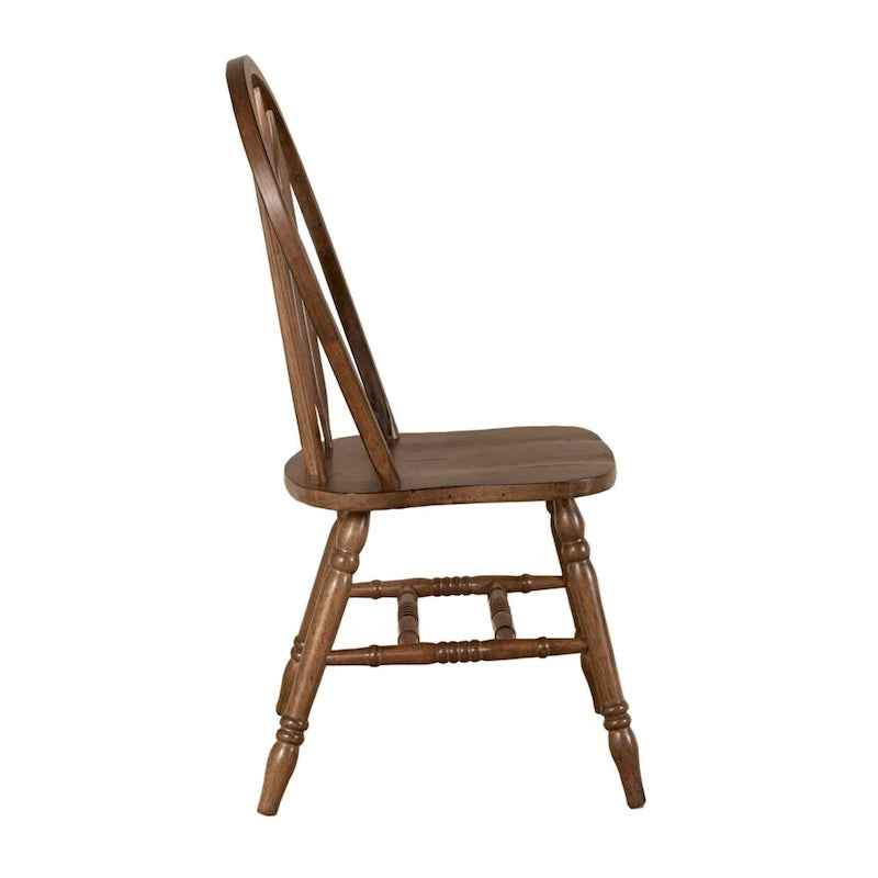 Chaise de salle à manger Windsor Carolina Crossing Antique Honey Finish (lot de 2)