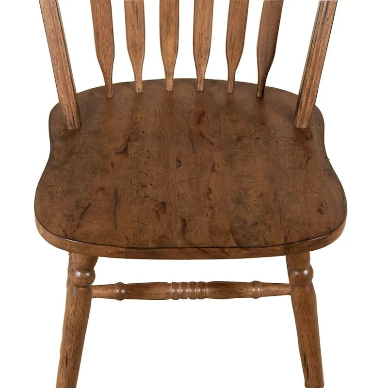 Chaise de salle à manger Windsor Carolina Crossing Antique Honey Finish (lot de 2)