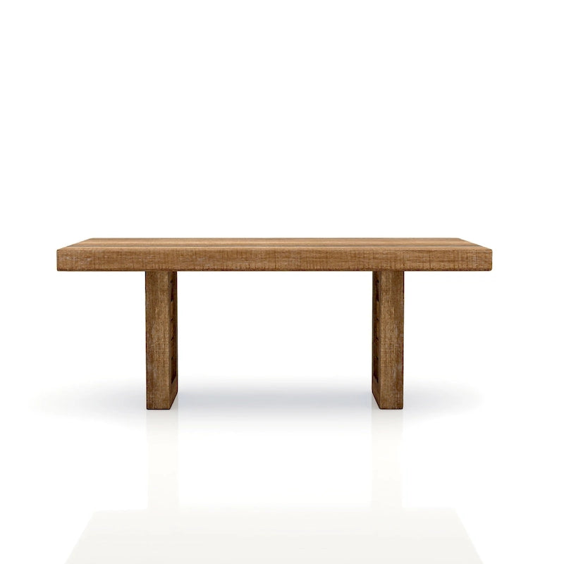 Table à manger Anaisha rustique en bois massif de 68 pouces de Furniture of America
