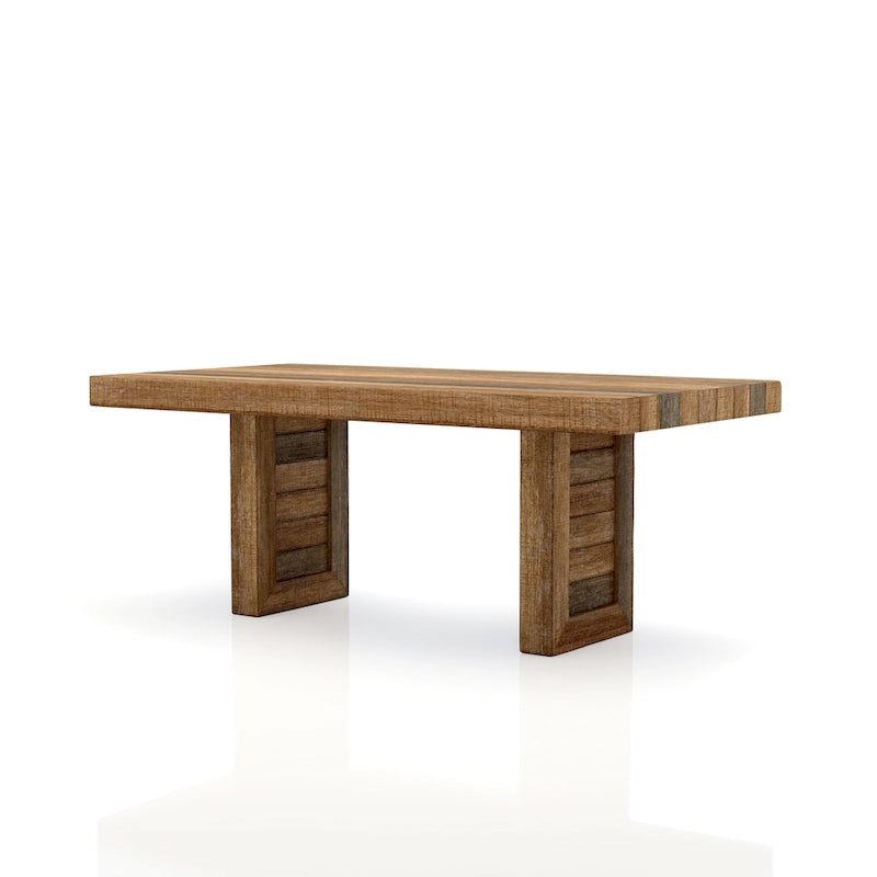 Table à manger Anaisha rustique en bois massif de 68 pouces de Furniture of America