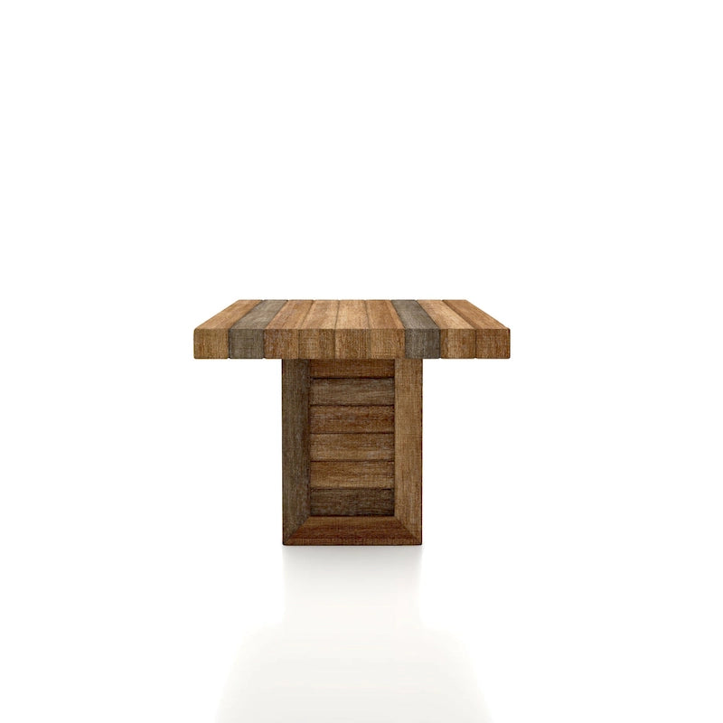 Table à manger Anaisha rustique en bois massif de 68 pouces de Furniture of America