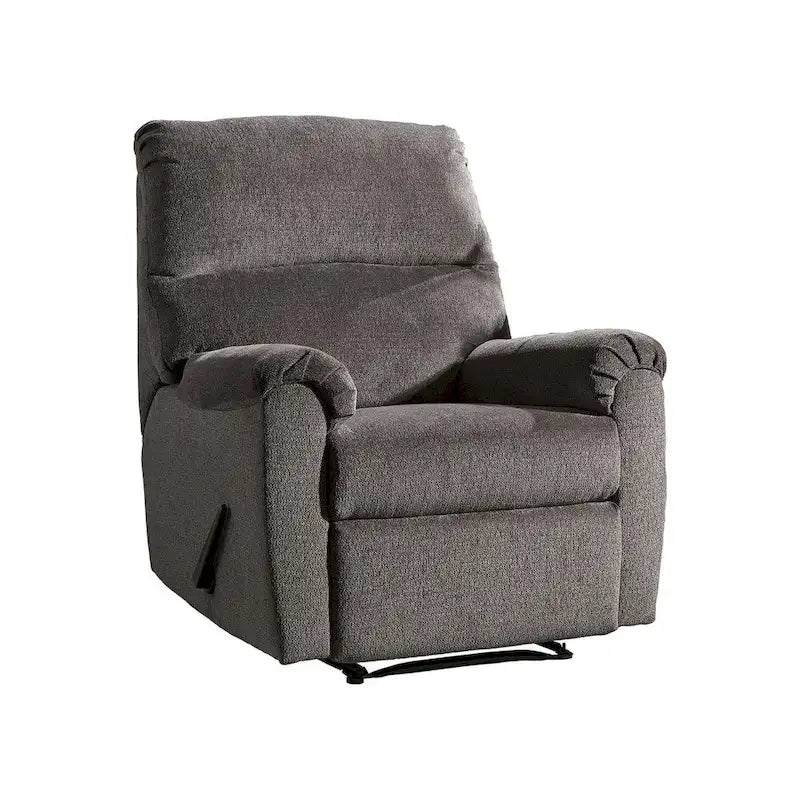 Fauteuil relax Nerviano traditionnel zéro encombrement gris