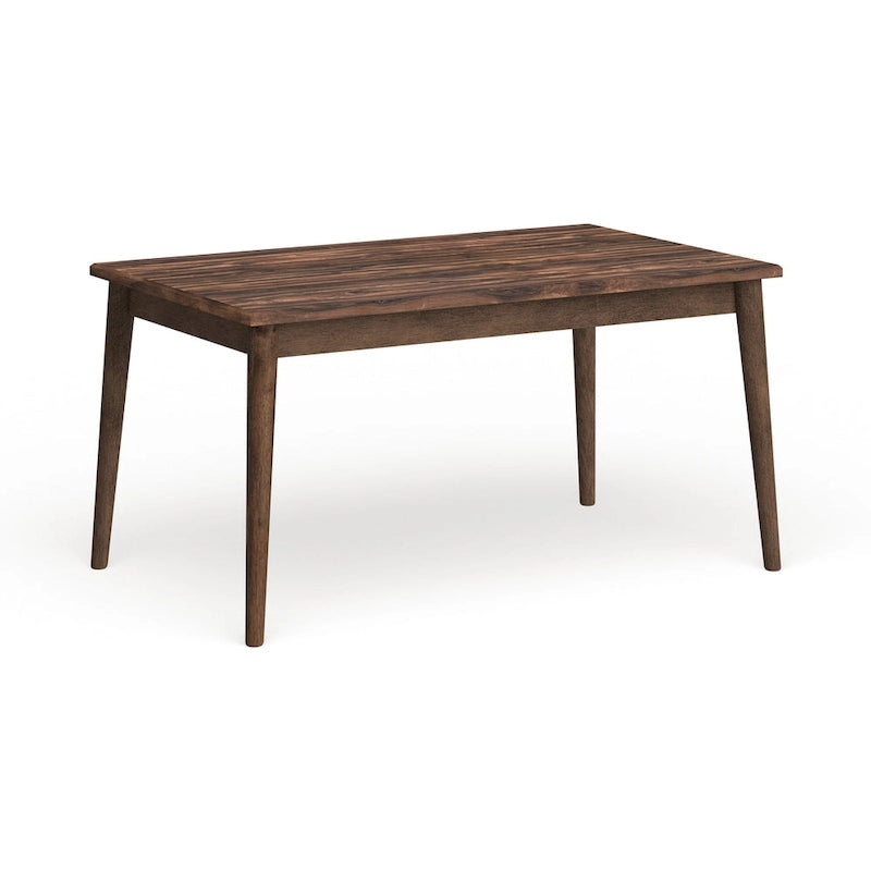 Furniture of America Sevo Table à manger brun de style moderne du milieu du siècle de 59 pouces