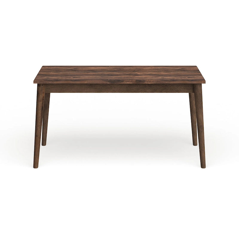 Furniture of America Sevo Table à manger brun de style moderne du milieu du siècle de 59 pouces