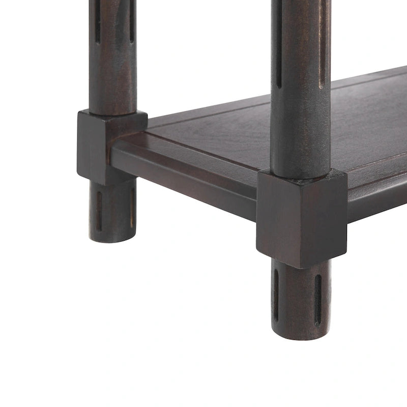 Tables d'appoint étroites Harrison NewRidge Home Goods, Espresso, lot de 2