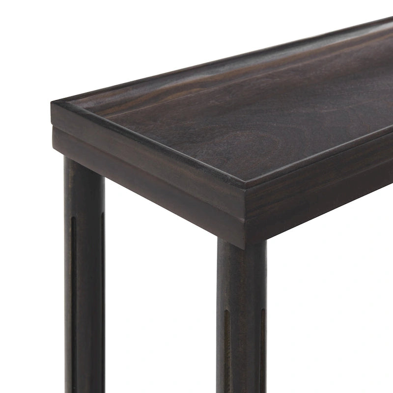 Tables d'appoint étroites Harrison NewRidge Home Goods, Espresso, lot de 2