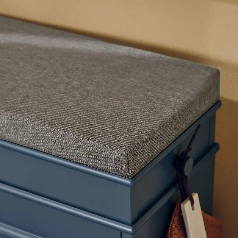 SoBuy FSR82-L-W, Meuble de Rangement pour Chaussures avec Tiroir Basculant, Banc d'entrée