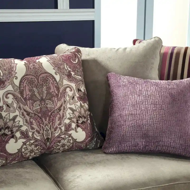 Canapé Gisc en velours contemporain avec accoudoirs inclinés par Furniture of America