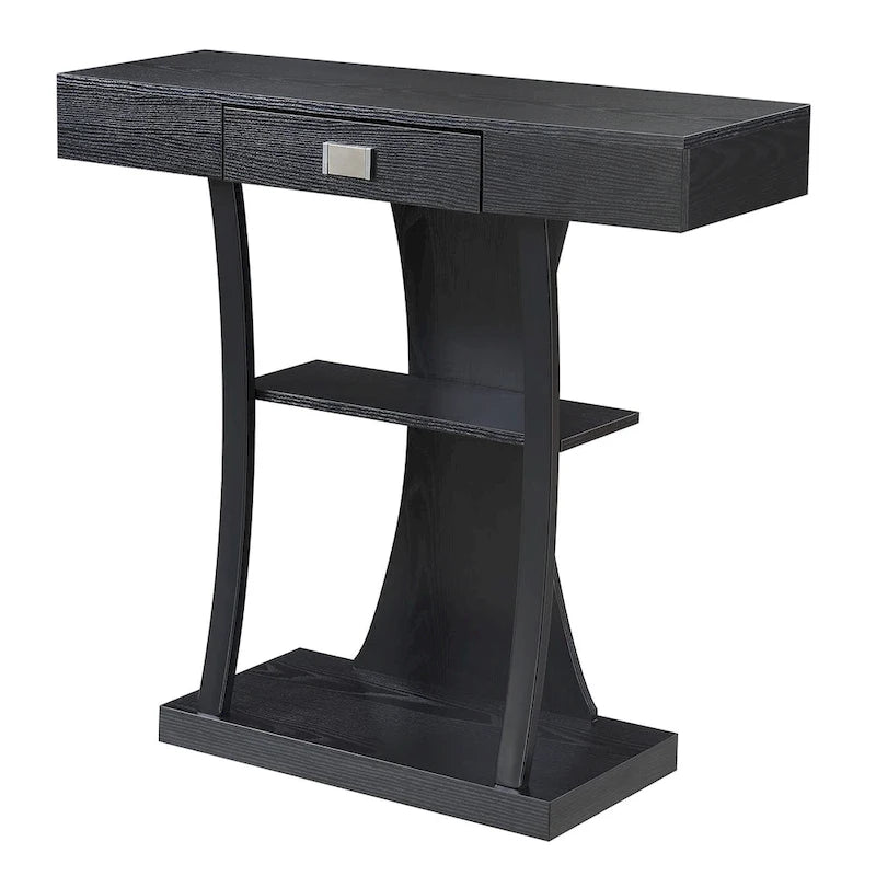 Convenience Concepts Newport Table Console Harri à 1 Tiroir avec Étagères