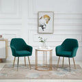 AVAWING Chaises d'appoint avec accoudoirs, lot de 2 chaises de salle à manger rembourrées en velours