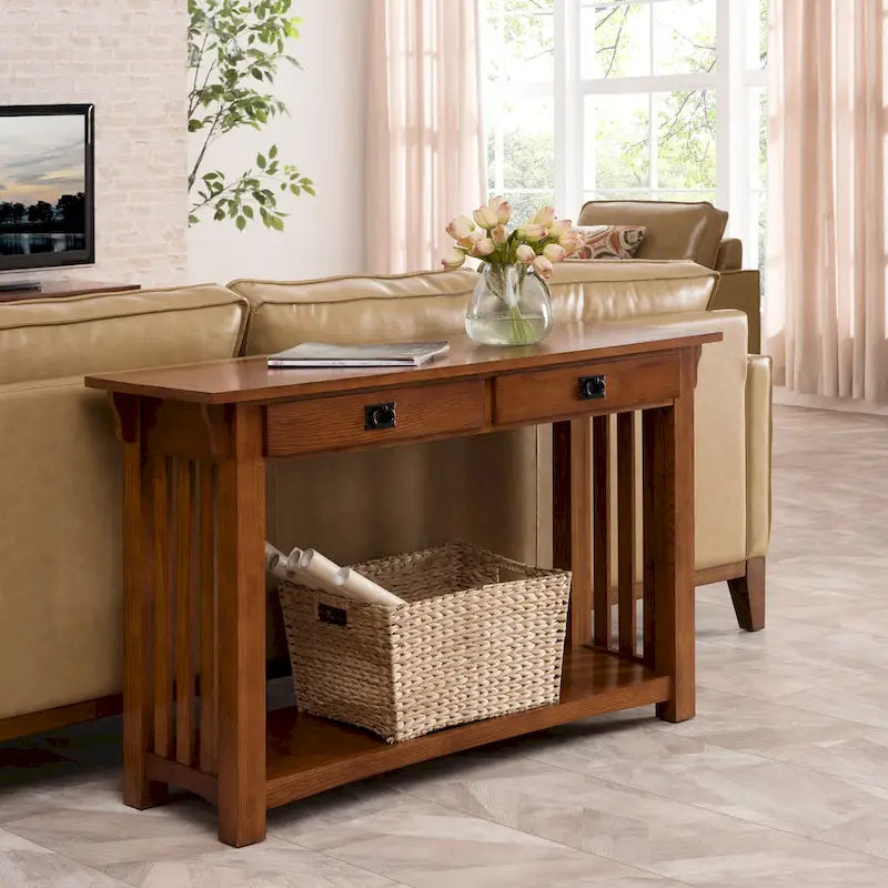 Table console Mission Leick Home 8233 pour entrée