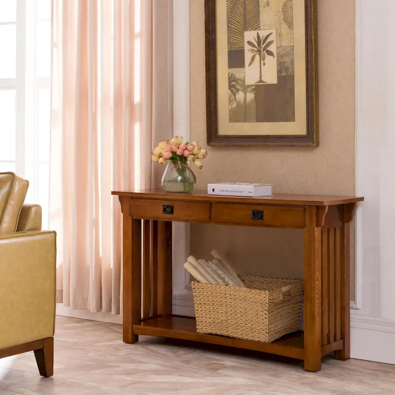 Table console Mission Leick Home 8233 pour entrée
