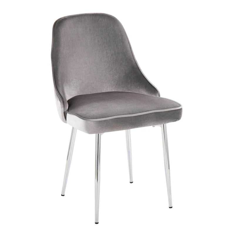 Chaise de salle à manger contemporaine LumiSource Marcel (ensemble de 2)