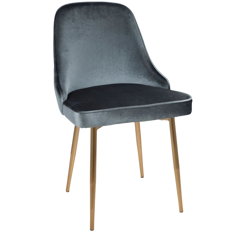 Chaise de salle à manger contemporaine LumiSource Marcel (ensemble de 2)