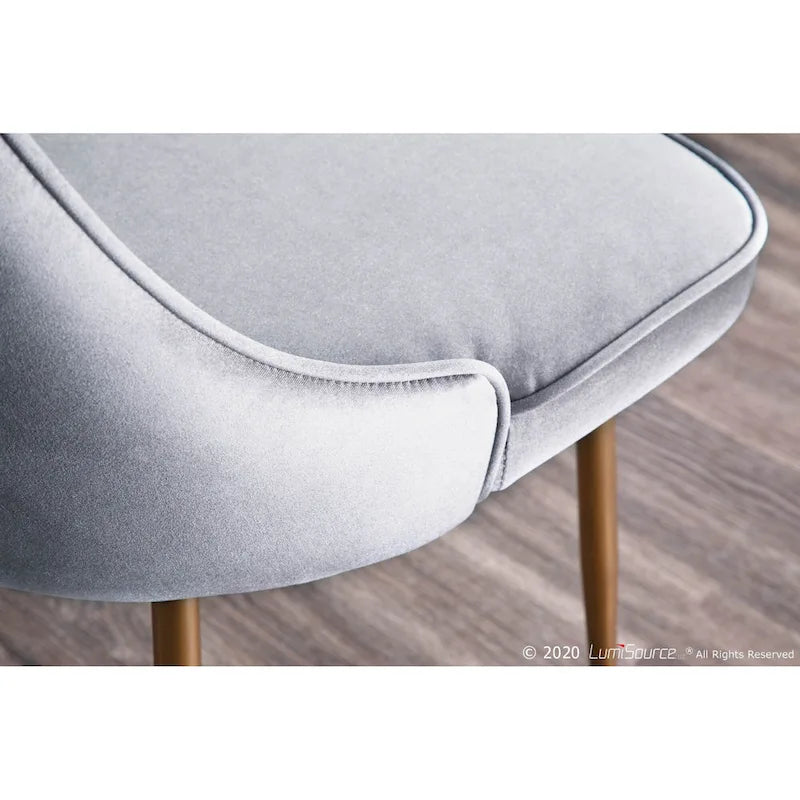 Chaise de salle à manger contemporaine LumiSource Marcel (ensemble de 2)