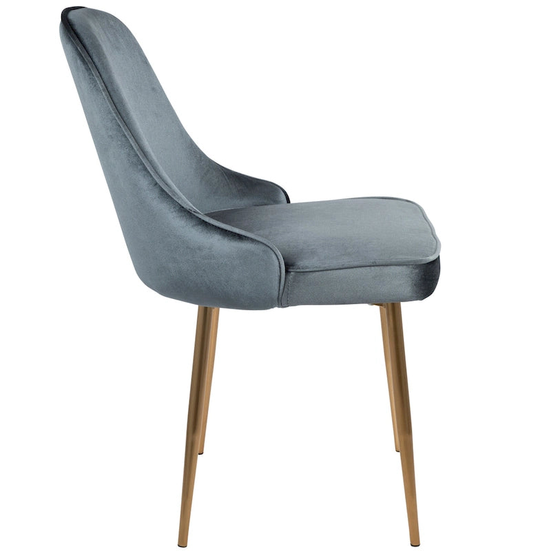 Chaise de salle à manger contemporaine LumiSource Marcel (ensemble de 2)