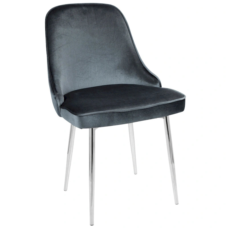 Chaise de salle à manger contemporaine LumiSource Marcel (ensemble de 2)
