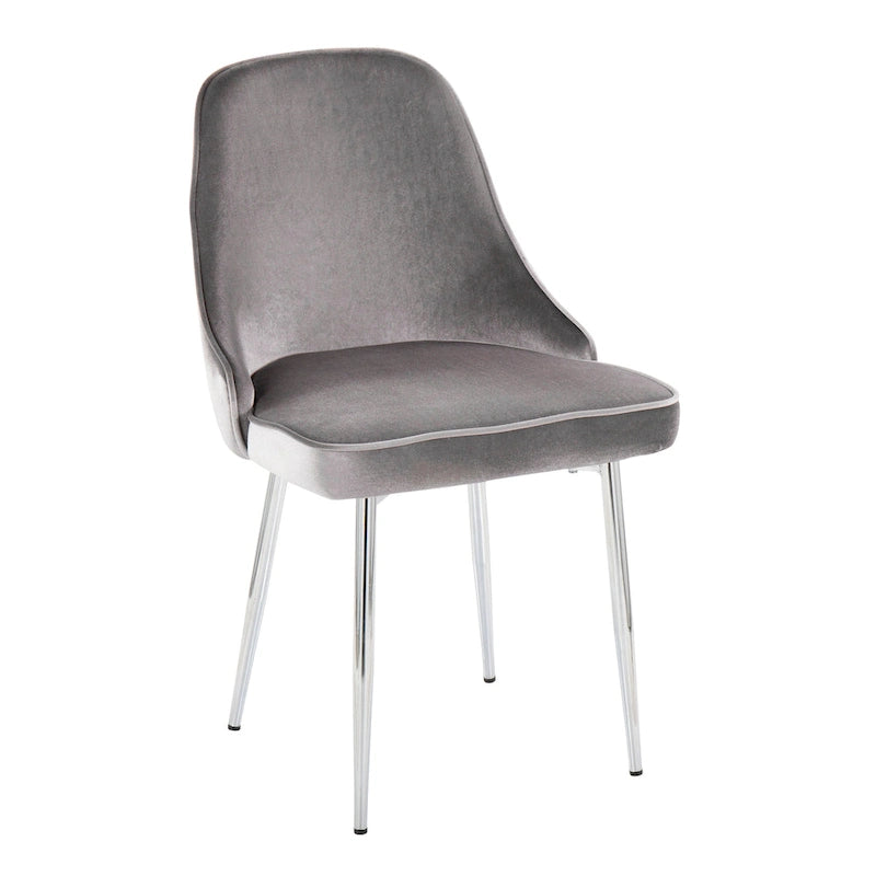 Chaise de salle à manger contemporaine LumiSource Marcel (ensemble de 2)