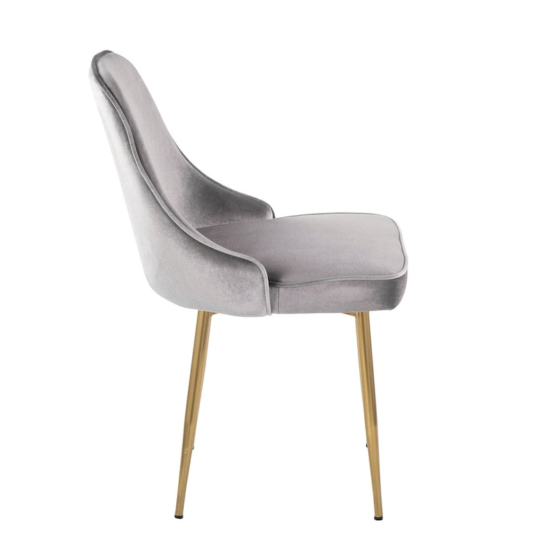 Chaise de salle à manger contemporaine LumiSource Marcel (ensemble de 2)