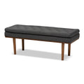 Banc rembourré Carson Carrington Ufas de style moderne du milieu du siècle