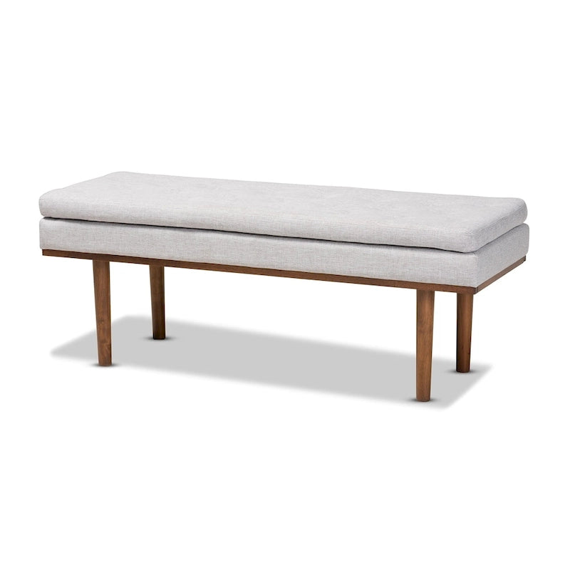 Banc rembourré Carson Carrington Ufas de style moderne du milieu du siècle