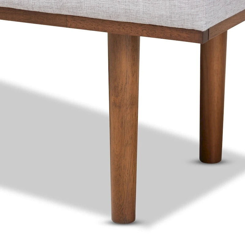 Banc rembourré Carson Carrington Ufas de style moderne du milieu du siècle