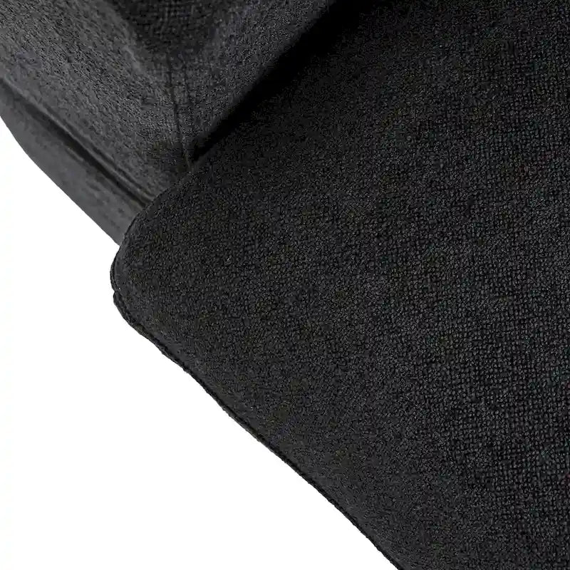 Canapé sectionnel modulable en lin en forme de U avec plusieurs coussins