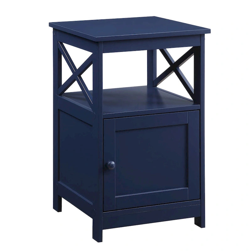 Table d'appoint Oxford de Convenience Concepts avec meuble de rangement et étagère
