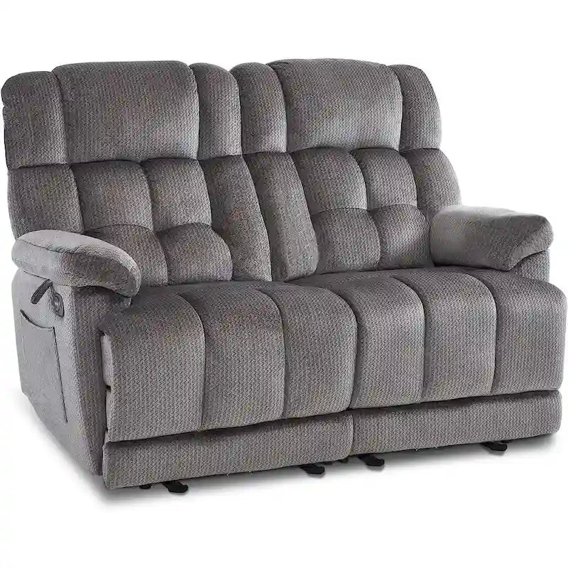 Canapé inclinable électrique MCombo avec fonction chauffage et massage, en tissu 6237