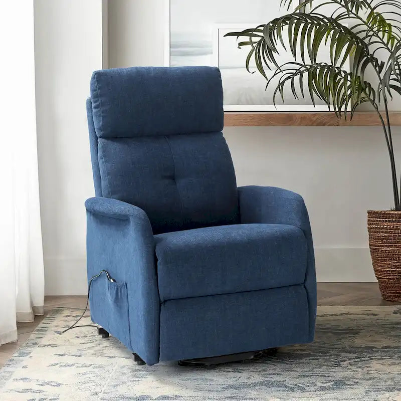 Fauteuil inclinable Elisa Power avec assistance au levage et base en métal