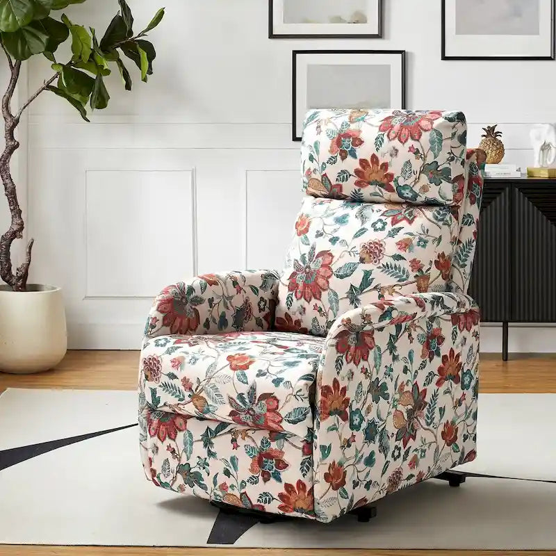 Fauteuil inclinable Elisa Power avec assistance au levage et base en métal