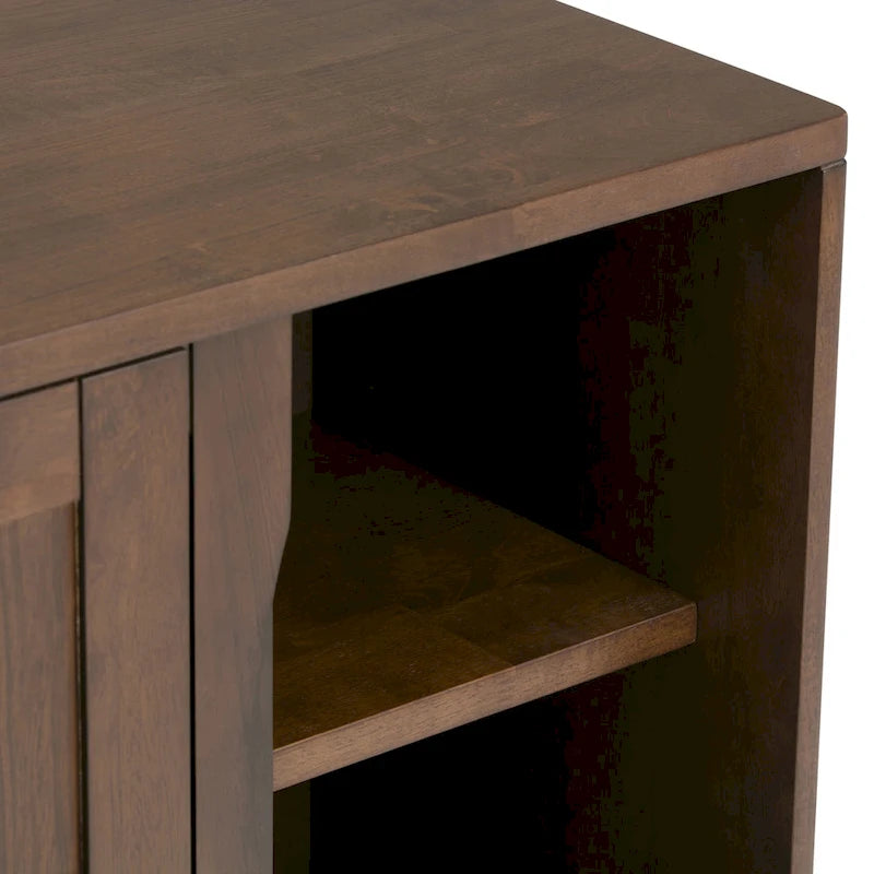Meuble de rangement bas WYNDENHALL Pearson en BOIS MASSIF, largeur 30 pouces, style moderne du milieu du siècle - 30 po l x 14 po p x 31 po h