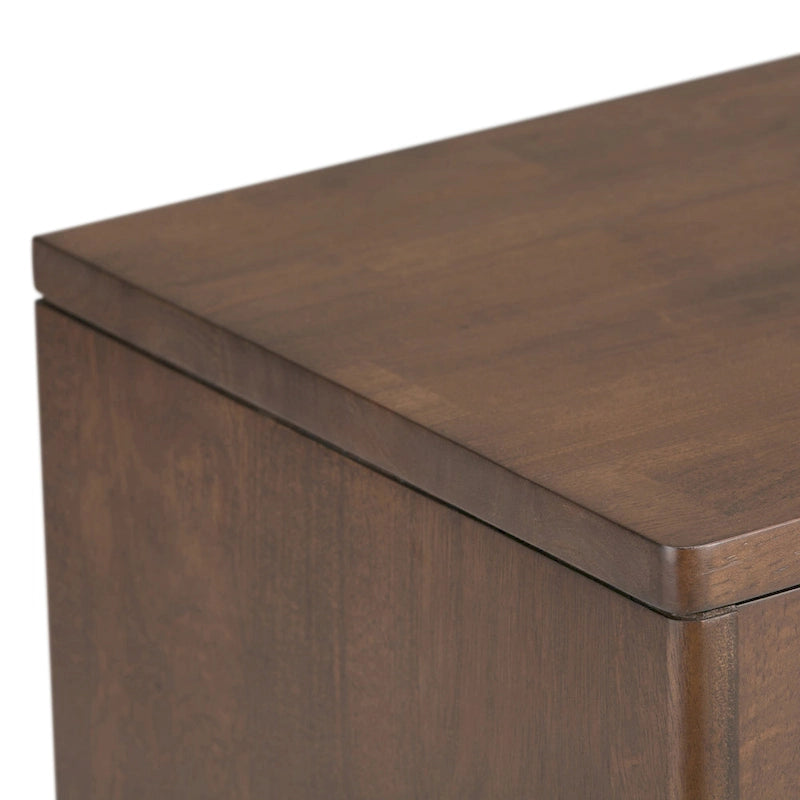 Meuble de rangement bas WYNDENHALL Pearson en BOIS MASSIF, largeur 30 pouces, style moderne du milieu du siècle - 30 po l x 14 po p x 31 po h