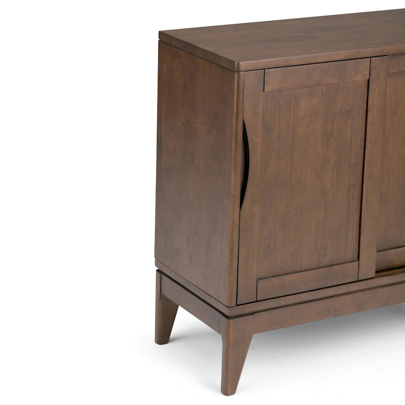 Meuble de rangement bas WYNDENHALL Pearson en BOIS MASSIF, largeur 30 pouces, style moderne du milieu du siècle - 30 po l x 14 po p x 31 po h