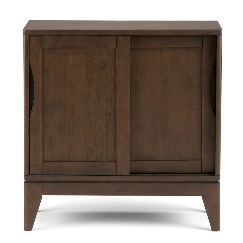 Meuble de rangement bas WYNDENHALL Pearson en BOIS MASSIF, largeur 30 pouces, style moderne du milieu du siècle - 30 po l x 14 po p x 31 po h