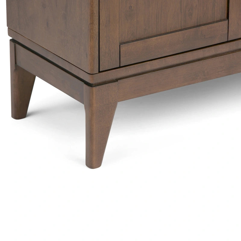 Meuble de rangement bas WYNDENHALL Pearson en BOIS MASSIF, largeur 30 pouces, style moderne du milieu du siècle - 30 po l x 14 po p x 31 po h
